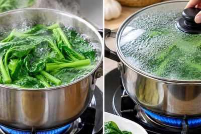 Luộc rau nên mở vung hay đậy vung?