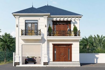 Xây nhà mái Nhật 2 tầng 120m² có gara ô tô bao nhiêu tiền?