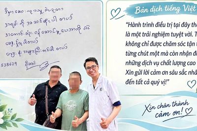 Du khách Myanmar viết thư cảm ơn bác sĩ Việt cứu khỏi 'án tử'