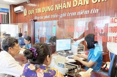Nguồn vốn Quỹ tín dụng nhân dân đạt 18.490 tỷ đồng