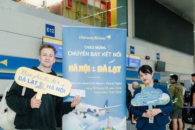 Vietravel Airlines khai thác trở lại đường bay Hà Nội - Đà Lạt