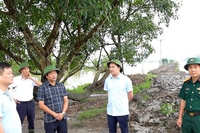 Xã Thanh Oai chủ động phòng, chống ngập úng