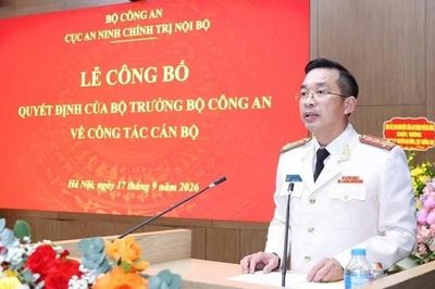 Đại tá Nguyễn Đại Đồng làm Cục trưởng Cục An ninh chính trị nội bộ