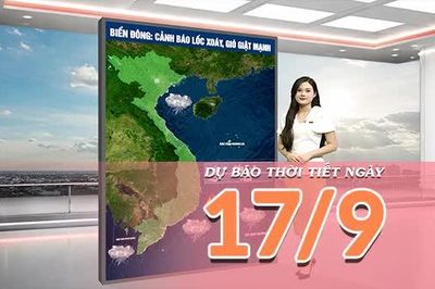[Video] Dự báo thời tiết ngày 17/9/2026: Bắc Bộ tiếp tục mưa lớn, cảnh báo nguy cơ lũ trên các sông