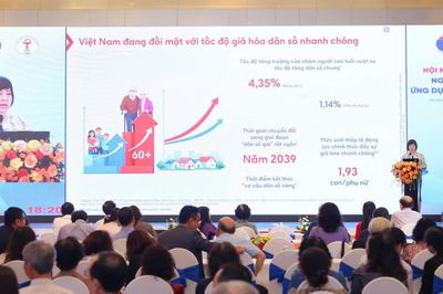 Cách tiếp cận mới trong ứng phó gánh nặng kép sức khỏe và già hóa dân số nhanh