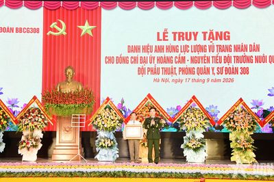 Người sáng tạo ra bếp Hoàng Cầm được truy tặng danh hiệu Anh hùng Lực lượng vũ trang nhân dân
