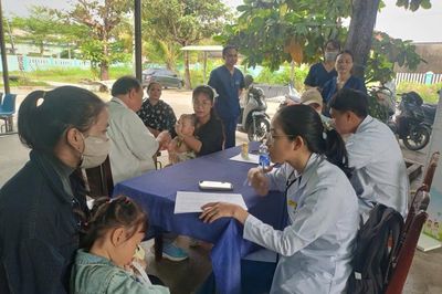 Xã Đại Lộc khám sức khỏe miễn phí cho 346 trẻ em dưới 6 tuổi