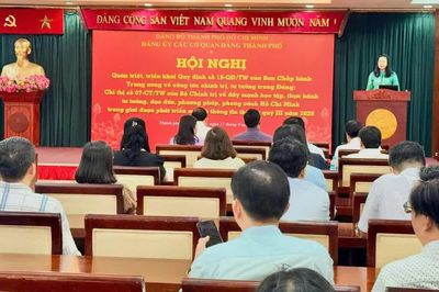 Đảng ủy các cơ quan Đảng TPHCM quán triệt, triển khai Quy định 19 và Chỉ thị 07