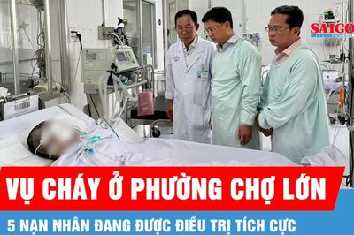 Lãnh đạo TPHCM thăm các nạn nhân vụ cháy ở phường Chợ Lớn
