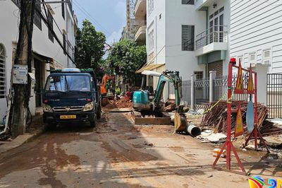 Bảo đảm an toàn thi công đường Tống Phước Phổ