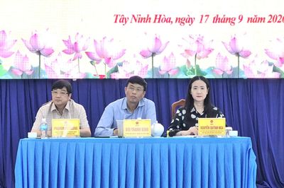 Đại biểu HĐND tỉnh tiếp xúc cử tri xã Tây Ninh Hòa