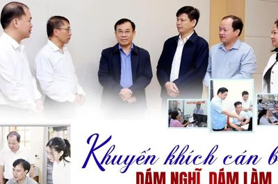Khuyến khích cán bộ dám nghĩ, dám làm