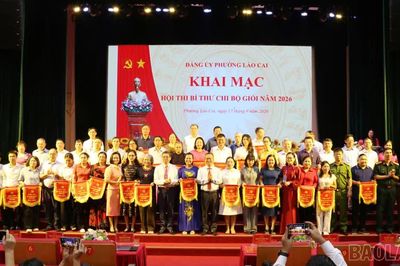118 thí sinh của phường Lào Cai tham gia Hội thi Bí thư chi bộ giỏi năm 2026