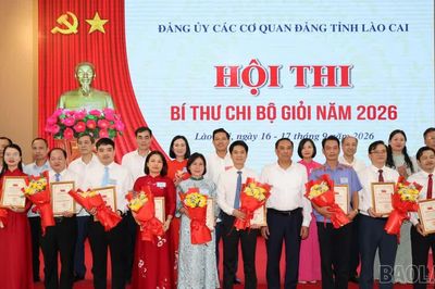 Đảng ủy Các cơ quan Đảng tỉnh tổ chức tổng kết, trao giải Hội thi Bí thư chi bộ giỏi năm 2026