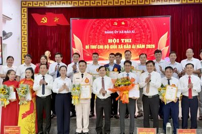 9 thí sinh tham gia vòng chung kết Hội thi Bí thư chi bộ giỏi xã Bảo Ái