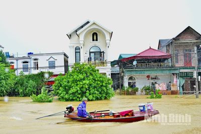 Lũ trên sông Hoàng Long dâng trở lại, nâng mức cảnh báo rủi ro thiên tai lên Cấp 3
