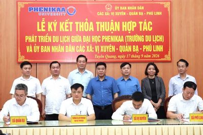 Ký kết thỏa thuận hợp tác phát triển du lịch giữa Đại học Phenikaa với các xã Vị Xuyên, Phú Linh và Quản Bạ
