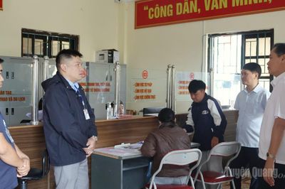 Ban Nội chính Tỉnh ủy làm việc với Đảng ủy xã Thắng Mố