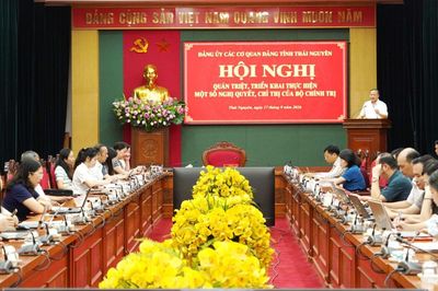 Đảng ủy các cơ quan Đảng tỉnh quán triệt các nghị quyết, chỉ thị của Bộ Chính trị