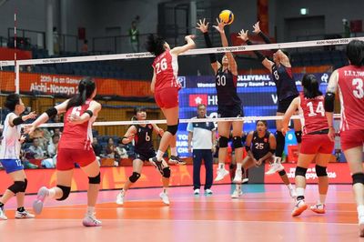 ASIAD 20: Thắng Hong Kong (Trung Quốc), tuyển bóng chuyền nữ Việt Nam vào tứ kết