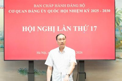 Hội nghị lần thứ 17 Ban Chấp hành Đảng bộ Cơ quan Đảng ủy Quốc hội