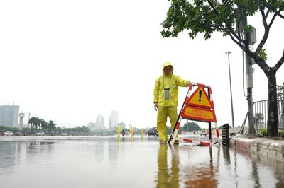 Tăng cường ứng trực, xử lý các điểm ngập úng