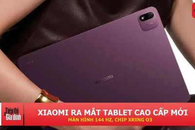 Xiaomi ra mắt Pad 9 Pro Max: Màn hình 144 Hz, chip Xring O3, pin 12.000 mAh