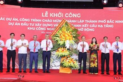 Bắc Ninh khởi công dự án Khu công nghiệp Việt - Hàn hơn 1.236 tỷ đồng