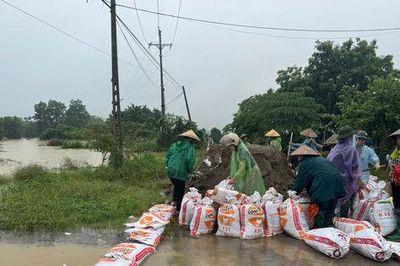 Hà Nội lệnh báo động lũ trên nhiều sông