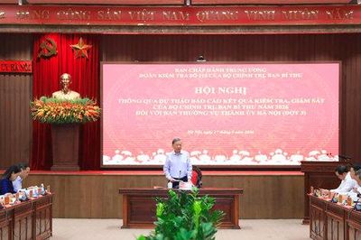 Tổng Bí thư, Chủ tịch nước Tô Lâm chủ trì hội nghị kiểm tra, giám sát đối với Ban Thường vụ Thành ủy Hà Nội