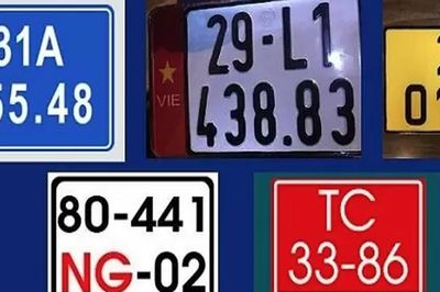 Quy định về ý nghĩa chữ, số, các màu trên biển số xe có thể nhiều người chưa biết
