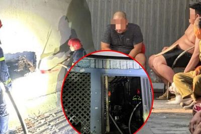 Chiến sĩ dùng búa phá tường cứu người trong đám cháy trong hẻm ở TPHCM