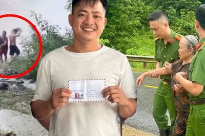 Nghe tiếng kêu cứu, chủ quán cà phê lao xuống sông cứu bà cụ bị cuốn trôi