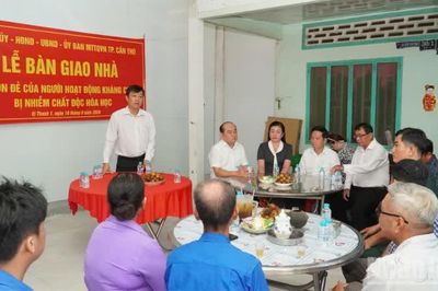 Cần Thơ triển khai hiệu quả chương trình xóa nhà tạm cho con người hoạt động kháng chiến bị nhiễm chất độc hóa học
