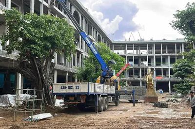 Nhiều trường học ở Đà Nẵng vào năm học mới vẫn ngổn ngang công trường