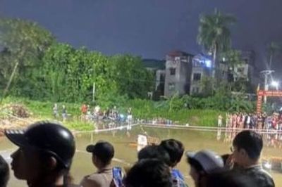 Tìm thấy thi thể nam sinh viên bị nước cuốn trôi ở Hà Nội