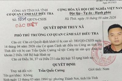 Truy nã đặc biệt đối tượng cướp tài sản