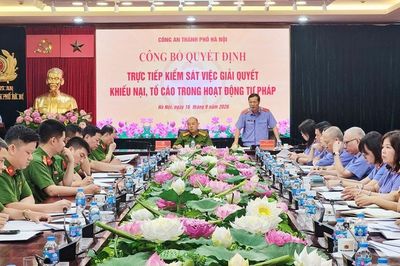 Trực tiếp kiểm sát tại Cơ quan Cảnh sát điều tra Công an TP Hà Nội