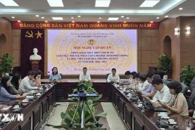 Hà Nội: Giáo dục AI theo hướng tích hợp, không phải môn học mới