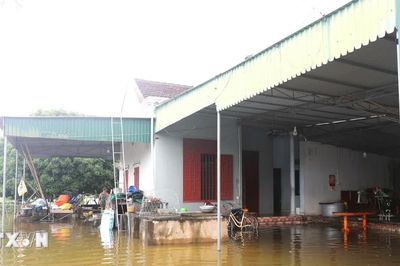 Nhiều địa phương tại Nghệ An vẫn ngập úng cục bộ