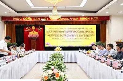 Ủy ban Kinh tế và Tài chính của Quốc hội làm việc với TP Đồng Nai