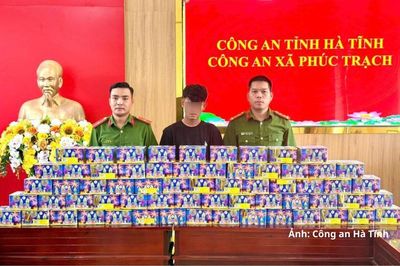 Khởi tố thanh niên vận chuyển hơn 1 tạ pháo nổ từ Quảng Trị ra Hà Tĩnh