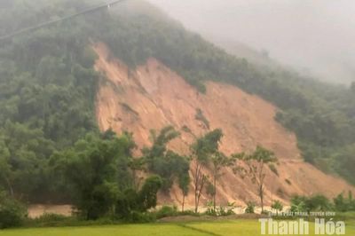 Tiếp tục sạt lở nghiêm trọng tại Quốc lộ 217