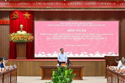 Hà Nội phải đi đầu trong xây dựng đội ngũ cán bộ