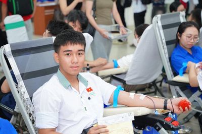 Hơn 500 giảng viên, sinh viên Trường Đại học Đông Á hiến máu tình nguyện