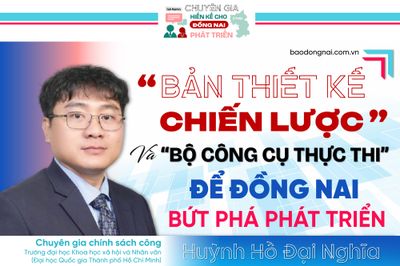 [Tuyến Megastory] Chuyên gia hiến kế cho Đồng Nai phát triển: ‘Bản thiết kế chiến lược’ và ‘bộ công cụ thực thi’ để Đồng Nai bứt phá phát triển