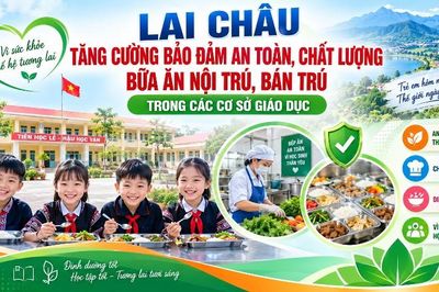 Lai Châu tăng cường bảo đảm an toàn, chất lượng bữa ăn nội trú, bán trú trong các cơ sở giáo dục