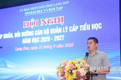 Tập huấn cán bộ quản lý cấp tiểu học năm học 2026 - 2027