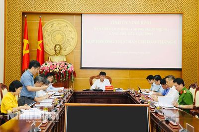 Thường trực Ban Chỉ đạo phòng, chống tham nhũng, lãng phí, tiêu cực tỉnh họp thường kỳ tháng 8/2026