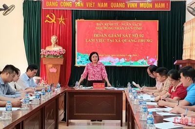 Giám sát thực hiện kế hoạch đầu tư công trung hạn tại Quang Trung